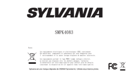 Sylvania SMPK 4083 Manuel utilisateur