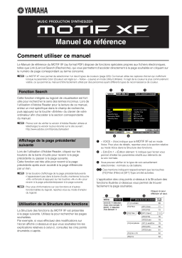 Yamaha MOTIF XF7 Manuel utilisateur