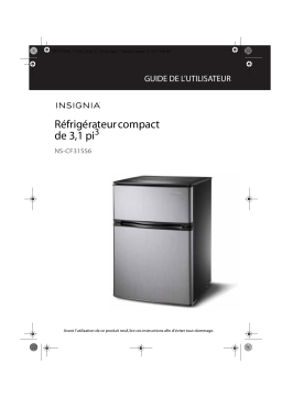 Insignia NS-CF31SS6 3.0 Cu. Ft. mini fridge Mode d'emploi