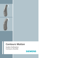 Siemens CONTOURS MOTION BTE Manuel utilisateur