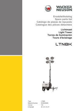 Wacker Neuson LTN8K Light Tower Manuel utilisateur