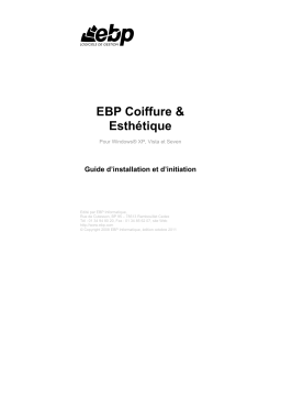 EBP Coiffure 2011 & Esthetique Manuel utilisateur