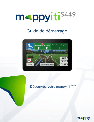 Guide de démarrage rapide | MAPPY iti S449 Manuel utilisateur | Fixfr