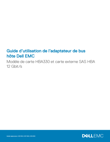 Dell PERC9/SAS HBAs Manuel utilisateur | Fixfr