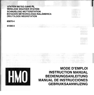 Manuel du propriétaire | HMO 61595 0 Manuel utilisateur | Fixfr