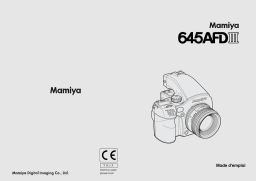 Mamiya 645 AFD III Mode d'emploi