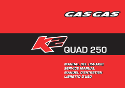 GAS GAS K2 QUAD 250 Manuel utilisateur