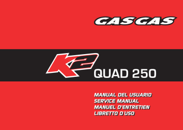 Manuel du propriétaire | GAS GAS K2 QUAD 250 Manuel utilisateur | Fixfr