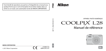 Nikon COOLPIX L28 Manuel utilisateur | Fixfr