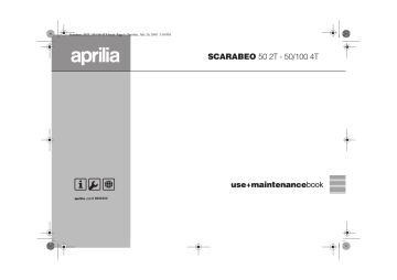 Manuel du propriétaire | APRILIA SCARABEO 50 2T Manuel utilisateur | Fixfr