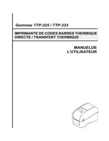 TSC TTP-225 Series Manuel utilisateur | Fixfr