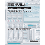 E-Mu 1820 Manuel utilisateur