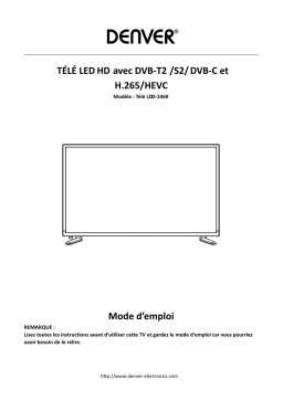 Denver LDD-2469 23.6” HD READY LED TV Manuel utilisateur