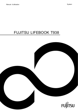 Fujitsu LifeBook T938 Mode d'emploi