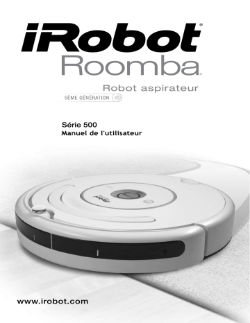 Manuel du propriétaire | iRobot ROOMBA 550 Manuel utilisateur | Fixfr