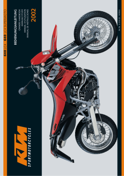 KTM 640 LC4 Manuel utilisateur