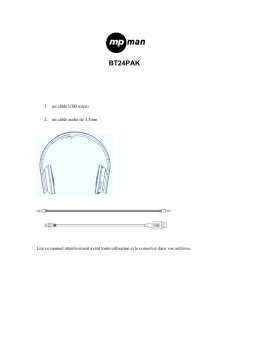 MPMan BT 24 PAK Mode d'emploi