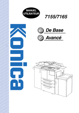 Konica Minolta 7165 Manuel utilisateur