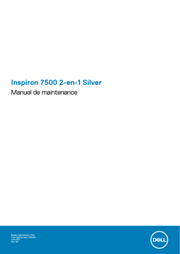 Dell Inspiron 7500 2-in-1 Silver laptop Manuel utilisateur