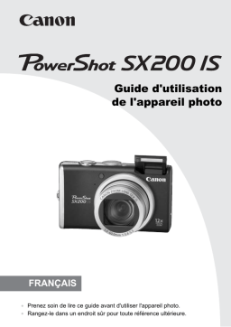 Canon PowerShot SX200 IS Manuel utilisateur