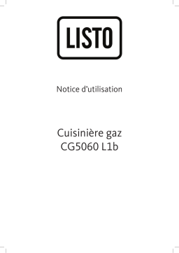 Listo CG5060 L1B Manuel utilisateur