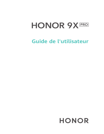 Mode d'emploi | Honor 9X Pro Manuel utilisateur | Fixfr