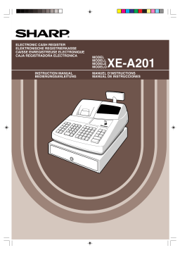 Sharp XE-A201 Manuel utilisateur
