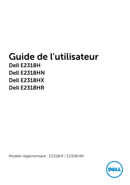 Dell E2318H electronics accessory Manuel utilisateur