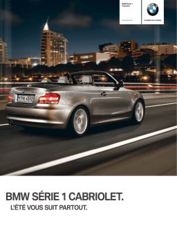 BMW 120I CABRIOLET Manuel utilisateur