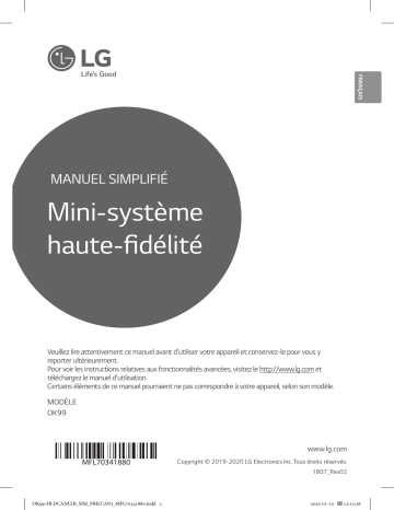 LG OK99 Mode d'emploi | Fixfr