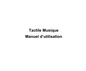 ZTE Tactile Musique Manuel utilisateur | Fixfr
