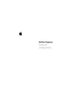 Apple AirPort Express Manuel utilisateur