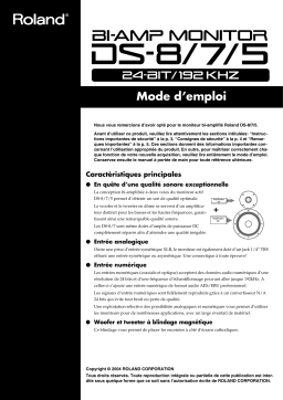 Roland DS-5 Manuel utilisateur