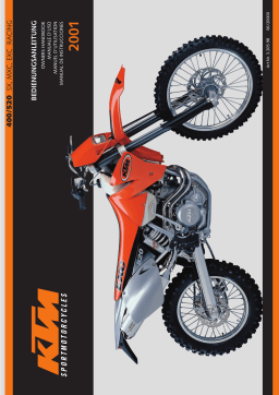 KTM 520 SX Manuel utilisateur