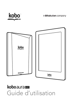 Kobo Aura H20 Manuel utilisateur