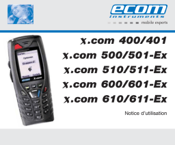 Ecom xcom 511-Ex Manuel utilisateur