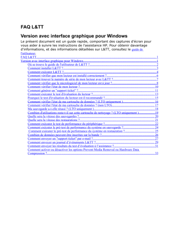 Manuel du propriétaire | HP SURESTORE 200FX OPTICAL JUKEBOX Manuel utilisateur | Fixfr