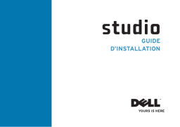 Dell Studio 1435 Guide de démarrage rapide