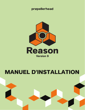 Propellerhead Reason 9.0 Manuel utilisateur | Fixfr