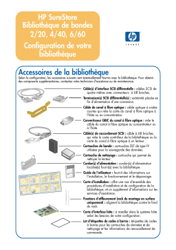 HP SURESTORE 2 / 20 TAPE LIBRARY Manuel utilisateur