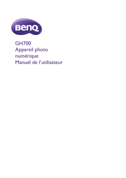 BenQ GH700 Manuel utilisateur