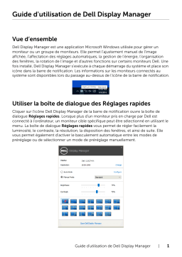Dell U2417HWI electronics accessory Manuel utilisateur