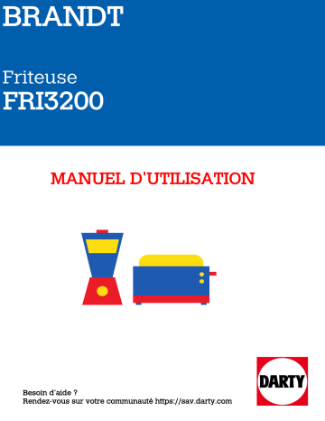 Manuel du propriétaire | Brandt FRI3200 Manuel utilisateur | Fixfr