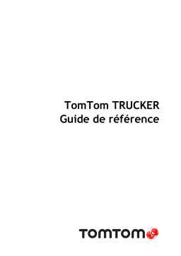 TomTom TRUCKER 6000 Manuel utilisateur