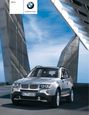 Manuel du propriétaire | BMW X3 Manuel utilisateur | Fixfr