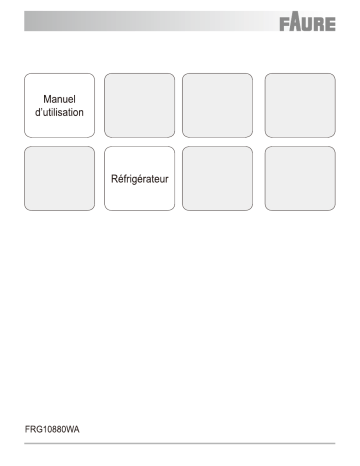 Manuel du propriétaire | Faure FRG10800WA Manuel utilisateur | Fixfr