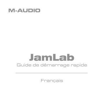 Manuel du propriétaire | M-Audio Jamlab Manuel utilisateur | Fixfr