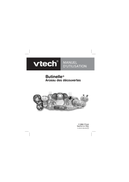 VTech BUTINELLE ARCEAU DES DECOUVERTES Manuel utilisateur