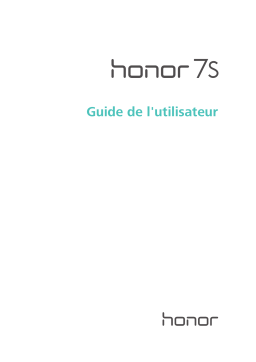 Honor 7S Mode d'emploi