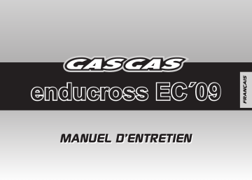 Manuel du propriétaire | GAS GAS EC Manuel utilisateur | Fixfr